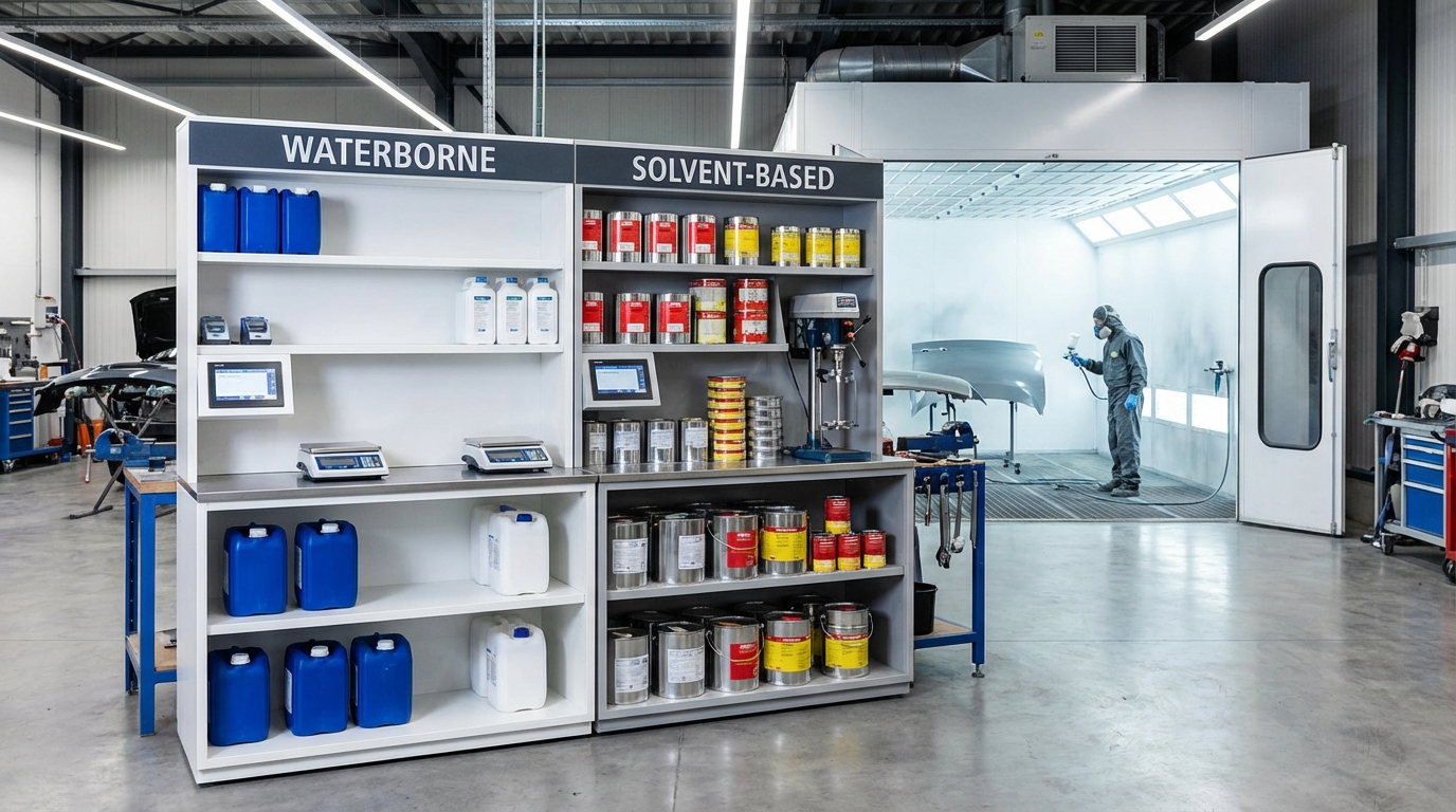 Waterborne vs Solvent-Based Automotive Paints: What Every Car Owner Should Know